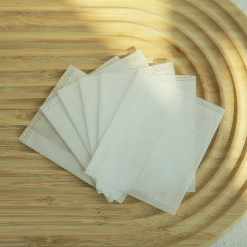 ODM High Quality Fine Mesh Filter Bag Manufacturers –Biodegradable Reverse Folding Corn Fiber Empty Tea Bag – WISH detail pictures