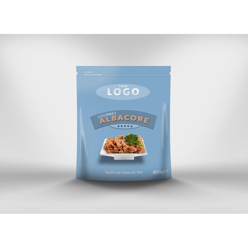 OEM Customized Wholesale Eco-Friendly Food Grade Coffee Tea Powder Nuts Snack Food Peanut Packaging Stand Flat Bottom Bag Biodegradable Brown Kraft Paper Bag with Zipper
